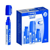 Pennarello Indelebile Mm 4/12 Blu 4030 Lyra