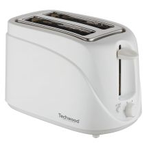 Grille Pain 2 Avec Fentes, Techwood Tgp-202 - Coloris Blanc