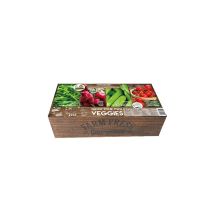 Carré de potager en bois – Cultivez légumes BIO – 39 cm x 7 cm x 19 cm – FLOREX
