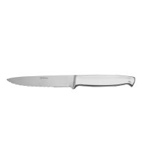 Abert Set 12 Coltello Bistecca Fiorentina Acciaio Inox Seghettato Largo 23 Cm