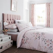 Bianca - Catherine Lansfield Canterbury Easy Care King Duvet Set Blush