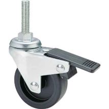 Möbelrolle Art. 220bisb Avo Mit Bremse 50 Mm - Gewinde M8 -