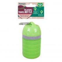 Rosewood – Collapsible Travel Bottle with Carabiner – Portable Drinking Dispenser for Dogs