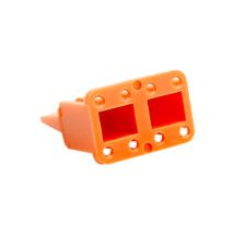 Amphenol – AWM-8S – Blocco secondario Serie ATM Maschio 8 Vie – 8 posizioni, Montaggio su cavo, 22-16 AWG, Arancione