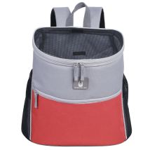 Zaino Animali Medio fino a 8 Kg – Ventilazione, Bretelle Regolabili, Tasca Frontale – Colore Terracotta