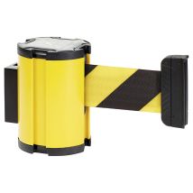 Boîtier à sangle – Poteau et borne de sécurité – Sangle jaune et noire – Étirement max 3000 mm – VIA GUIDE