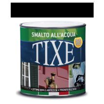 Tixe Aquatix Smalto Acrilico All’acqua Nero Lucido – Per Legno, Ferro E Metalli 500ml