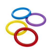 Classic – Rubber Ring Dog Toy – 150 mm Diameter – Tough Rubber – Available in Red, Blue, Purple, Yellow