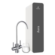 Kit Completo - Shurity Aura Depuratore Acqua Con Osmosi Inversa Diretta Sottolavello - 2 Vie, Liscia/gassata ( Rubinetto E Kit Gasatura )