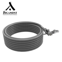 Cordon Rj45 Gris Cat6a Surmoulé Ftp 100 Ohms Lsoh - Longueur - 7 Mètres