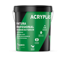 Tkrom - Pintura Acryplas Q1 Interior-exterior Blanco Satinado 15 Lt