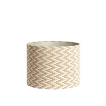 Light & Living - Abat-jour - Jinx - Marron - Textile - E27 -