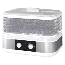 Spector 5 Tray Stainless Steel Food Dehydrator Jerky Fruit Vegetable Dryer White