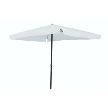 Garden – Parasol droit 3x3 m – Structure acier – Couverture polyester 160 gr/m² – Couleur blanche