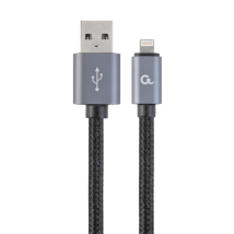 Gembird Ccb-musb2b-amlm-6 Mobiltelefonkabel Schwarz 1,8 M Usbzu Lightning