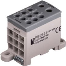 Phasenverteilungsblock – Klemmblock für Tragschiene – verzinntes Messing – Anschlussquerschnitt 2,5-150 mm² – Nennstrom 250 A