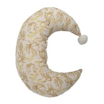 Coussin Lune - Domiva - Honey Moon - 2 Faces Différentes