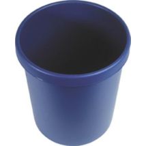 Corbeille À Papier 30 L Hauteur 405 X Ø 350 Mm Avec Rebord Plastique Bleu