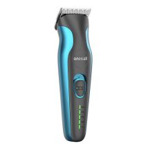 Oneisall - Kabelloser Tierhaarschneider, Rasierer In Schwarz-blau 2500 Mah Mit 6 Aufsätzen