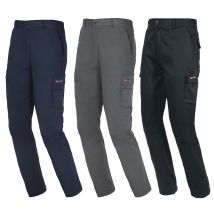 Line Easystretch 8038b, Multibolsillos. Pantalon De Trabajo Azulxlazul Xl Iso 13688 - Issa