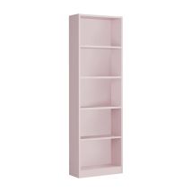 Libreria - Biblioteca Rosa 25x52x180h Cm