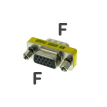 Convertitore Adattatore Video Vga 15p Da Femmina A Femmina