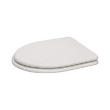 Abattant De Toilette Blanc Brillant Compatible Avec La Série Ala Ercos Bsopeb Blanc