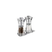 Estuche Con 2 Molinillos De Sal Y Pimienta De 12,5 Cm - Crystal - Cole Y Mason