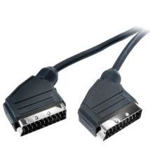 Vivanco PS VK 17/12 Anschluss-/Verbindungskabel 2x Scartstecker Video/Audio 1,2 Meter