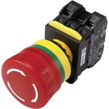 Deca A20l-v4e11q7r Not-aus-schalter Mit Kontaktelement 240 V/ac 6 A 1 Schließer, 1 Öffner Ip65 1 St.