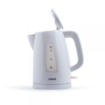 Bouilloire Electrique Livoo Dod184w, Blanc, Capacité 1.7l, Puissance 2200w, Filtre Anticalcaire Amovible