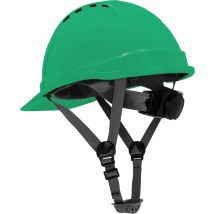 Casque De Sécurité Lahti-pro Vert Suspension 6 Points