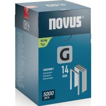 Novatools - Flachdrahtklammer G Typ 11 B10,6xl14mm Drahtbreite 1,25 Mm