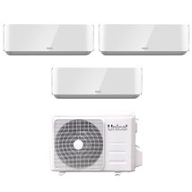 Unical - Aire Acondicionado Trial Split Inverter Serie Air Cristal 10+13+13 Con Kmx4 28he R-32 Wi-fi Opcional 10000+13000