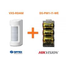 Sensore Esterno Doppia Tecnologia Wireless Pir+mw 12m 90° + Modulo Hikvision Ds-pm1-i1-we - Vxs-rdam - Optex