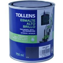 Tollens Esmalte Alto Brillo Al Agua Verde Gris Medio 750 Ml
