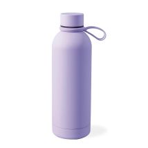 Puro Borraccia Bottiglia Termica In Acciaio Doppio Strato Rosa Lilla 750 Ml