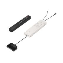 Receptor de radio S-conter 1-Kanal 24 V – 12V, 24V – Control de hasta 5 luminarias con mando a distancia