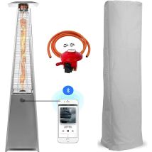 Bu-ko - Patio Gas Heater Stainless Steel With Bluetooth