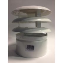 Vacuflex - Sombrerete Extraccion Aire Tuberia 100mmø Alu Bl Alustar Vac