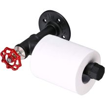 Wall Mounted Toilet Paper Holder - Vintage And Industrial Style - Bathroom Accessories, Vintage Industrial Design Toilet Paper Holder, Retro Metal 
