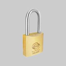 Lucchetto Corbin 20x27 mm in Ottone con Arco in Acciaio Cementato e Temprato – 2 Chiavi Incluse