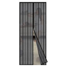 Moustiquaire Magnétique Pour Porte Sans Perçage, Protection Contre Les Insectes, Rideau De Porte Noir, 240 X 150 Cm - Sekey