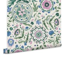 Joules Vliestapete Festival Blumen Mehrfarbig 10mx52cm