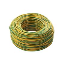 Fs17 Unipolares Elektrokabel, Abschnitt 1,5 Mm2, Gelbgrün Farbe, 50 M Strang