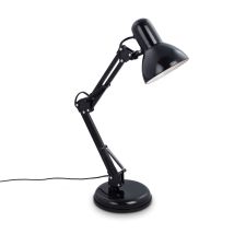 Lampada Da Tavolo Brilo Ner Leuchten Pixa, 40 W, Ip20, Nero, Metallo, Escl. 1x E14, Ø 15,5 Cm