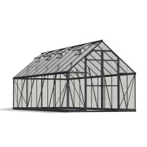 Palram-canopia - Aluminium Gewächshaus Balance 820 Anthrazit 607x229 Cm
