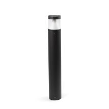 Baliza exterior POSE LED 12W gris oscuro – IP65 – Luz cálida 3000K – Diseño robusto