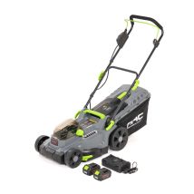 Rasaerba A Batteria Nac 37 Cm, 2x20v, 2x4ah, Motore Efficiente, Taglio Preciso, Ideale Per Giardini Di Medie Dimensioni, Design Ergonomico, Autonomia 