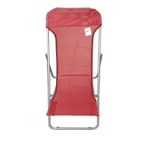 Gartenfreund Strand Liegestuhl Aus Stahl 45x72x70h Cm Farbe Rot